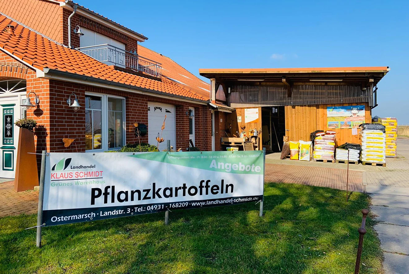 Willkommen beim Landhandel Klaus Schmidt in Norden Ostermarsch an der Nordseeküste Ostfrieslands